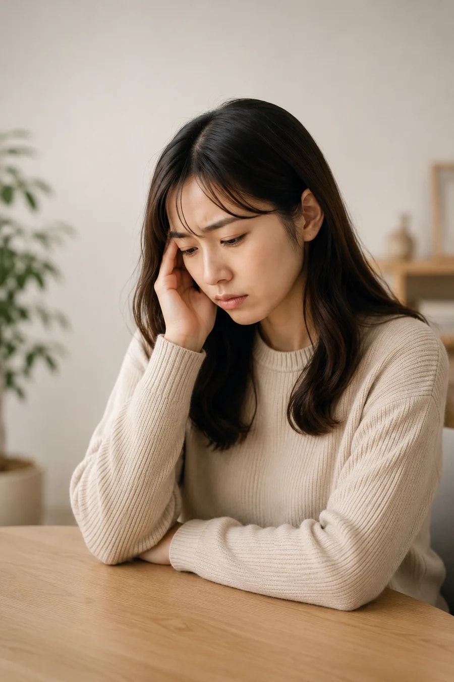 退職を悩む女性